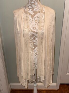 NWT April Cornell Sonet
Women's Cover up, Ivory, Plus
Size W1